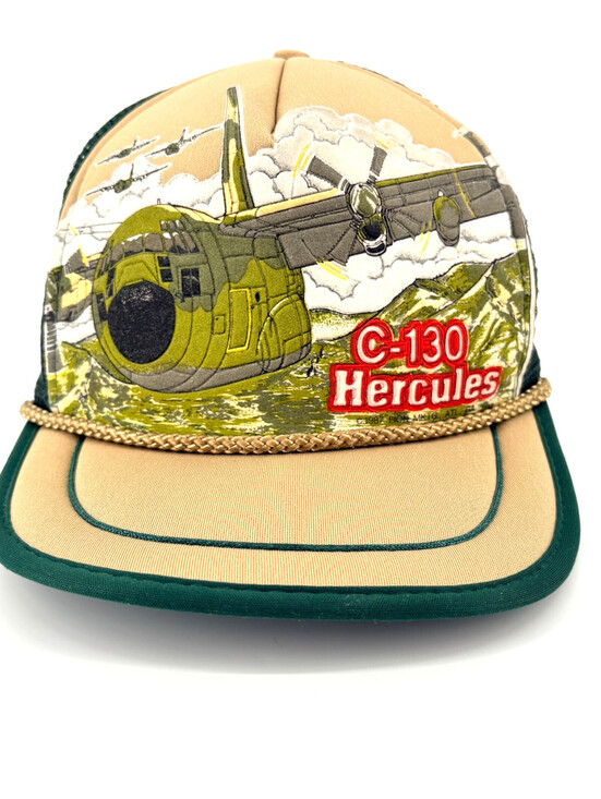 Vintage '80s Lockheed Martin Collector Series #1 C-130 Hercules Snapback